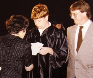 Aaron at Graduation 1997