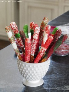 Paula Deen's Christmas pretzels